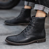 HERITAGE LACE-UP LEATHER BOOTS