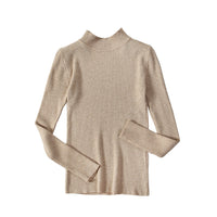 CONTOUR RIBBED MOCK PULLOVER