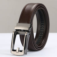 MODERN SQUARE BUCKLE LEATHER BELT