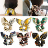 PEARL BOW SILK SCRUNCHIE