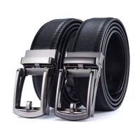 REFINED AUTO-LOCK LEATHER BELT