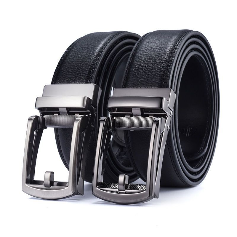 REFINED AUTO-LOCK LEATHER BELT