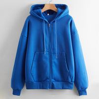 OVERSIZED FLEECE ZIP HOODIE