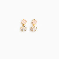 NIGHT CYCLE EARRINGS — MOON, STAR & SATURN DROP