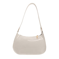PATENT BAGUETTE SHOULDER BAG