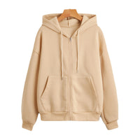OVERSIZED FLEECE ZIP HOODIE