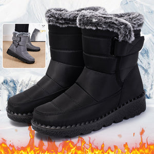 PLUSH-LINED WATERPROOF SNOW BOOTS