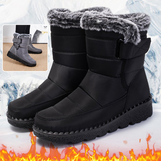 PLUSH-LINED WATERPROOF SNOW BOOTS