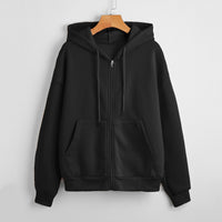 OVERSIZED FLEECE ZIP HOODIE