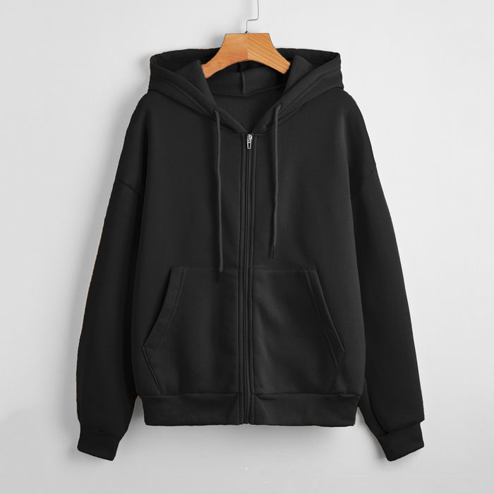 OVERSIZED FLEECE ZIP HOODIE