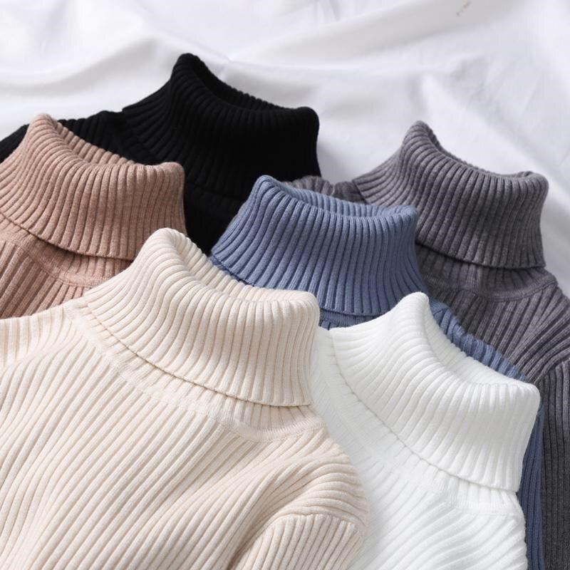 SECOND SKIN RIBBED TURTLENECK