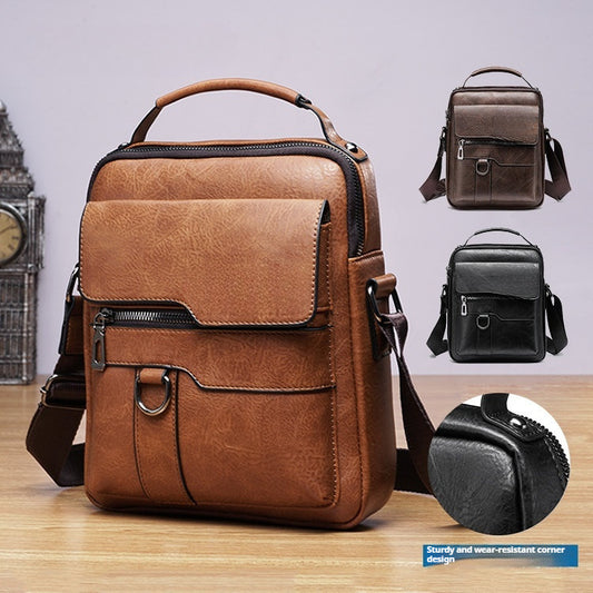 HERITAGE LEATHER CROSSBODY SLING BAG