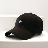 STRUCTURED MONOGRAM CAP