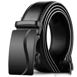 AUTOMATIC BUCKLE LEATHER BELT