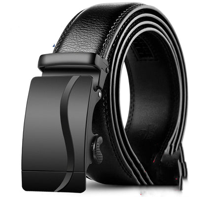 AUTOMATIC BUCKLE LEATHER BELT