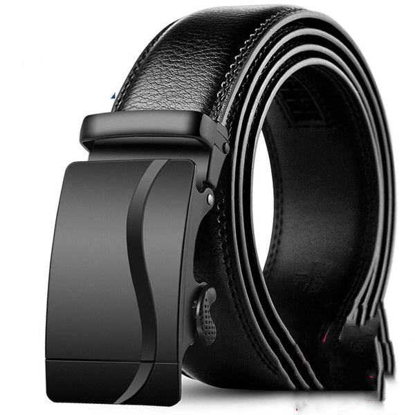 AUTOMATIC BUCKLE LEATHER BELT