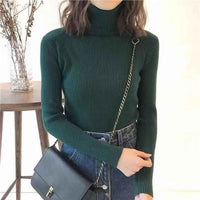 SECOND SKIN RIBBED TURTLENECK