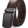 MODERN SQUARE BUCKLE LEATHER BELT