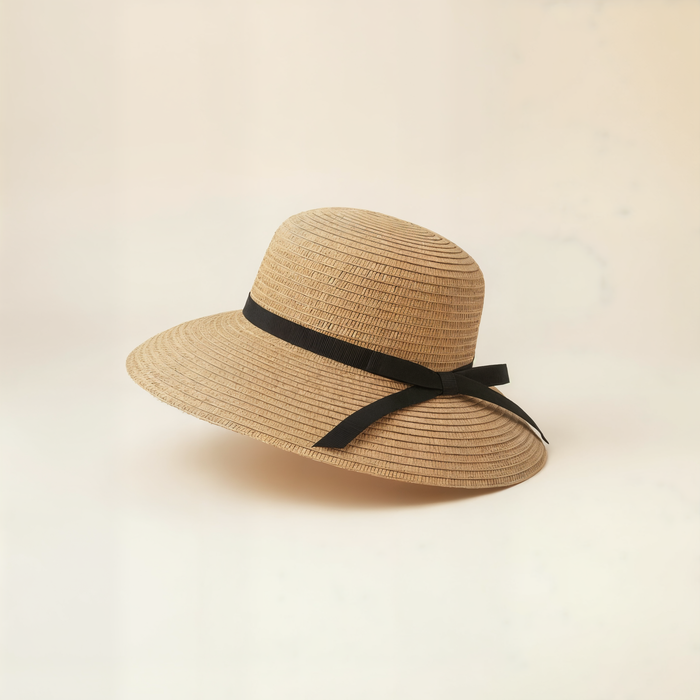 WIDE BRIM RAFFIA SUN HAT