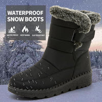 PLUSH-LINED WATERPROOF SNOW BOOTS