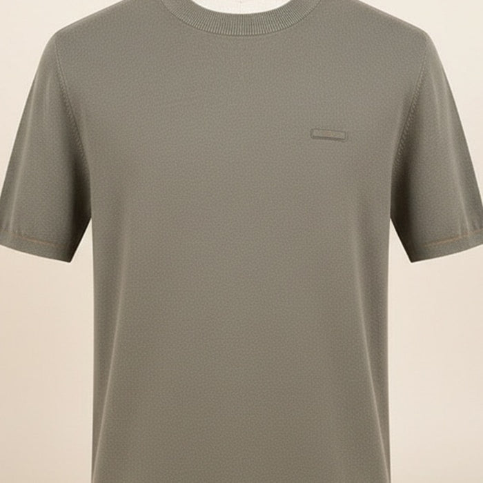 FINE-GAUGE MERINO KNIT TEE