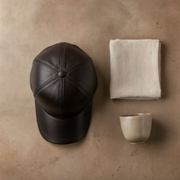 HERITAGE LEATHER BASEBALL CAP