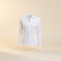 THE V-NECK COTTON SHIRT