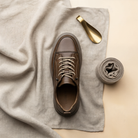 BROWN SUEDE GUM LOW SNEAKER