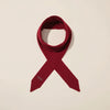 BURGUNDY TRIANGLE MERINO SCARF