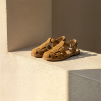 WOVEN LEATHER FISHERMAN SANDAL