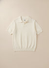 WAFFLE KNIT JOHNNY POLO