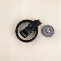 NOIR PIN-BUCKLE LEATHER BELT
