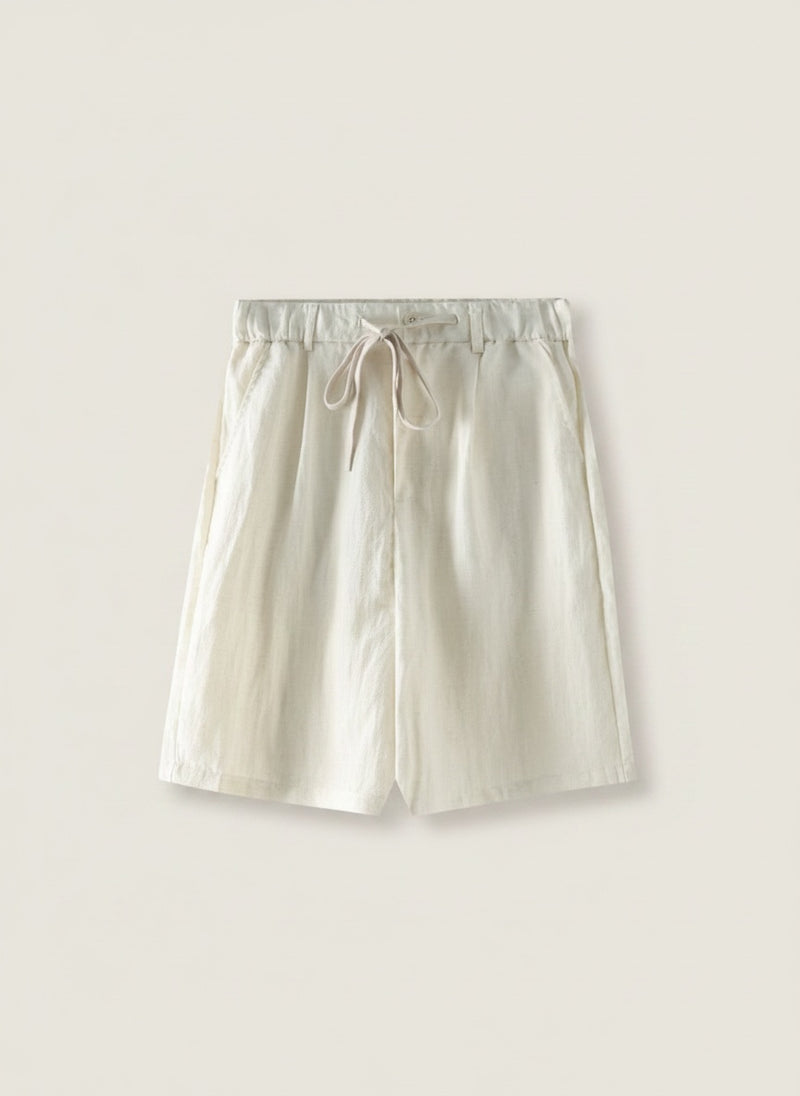 TENCEL LINEN DRAWSTRING SHORT