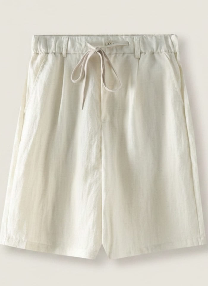 TENCEL LINEN DRAWSTRING SHORT