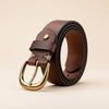 HAND-STITCHED FULL-GRAIN LEATHER BELT