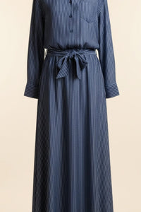 LYOCELL PINSTRIPE CHAMBRAY CO-ORD