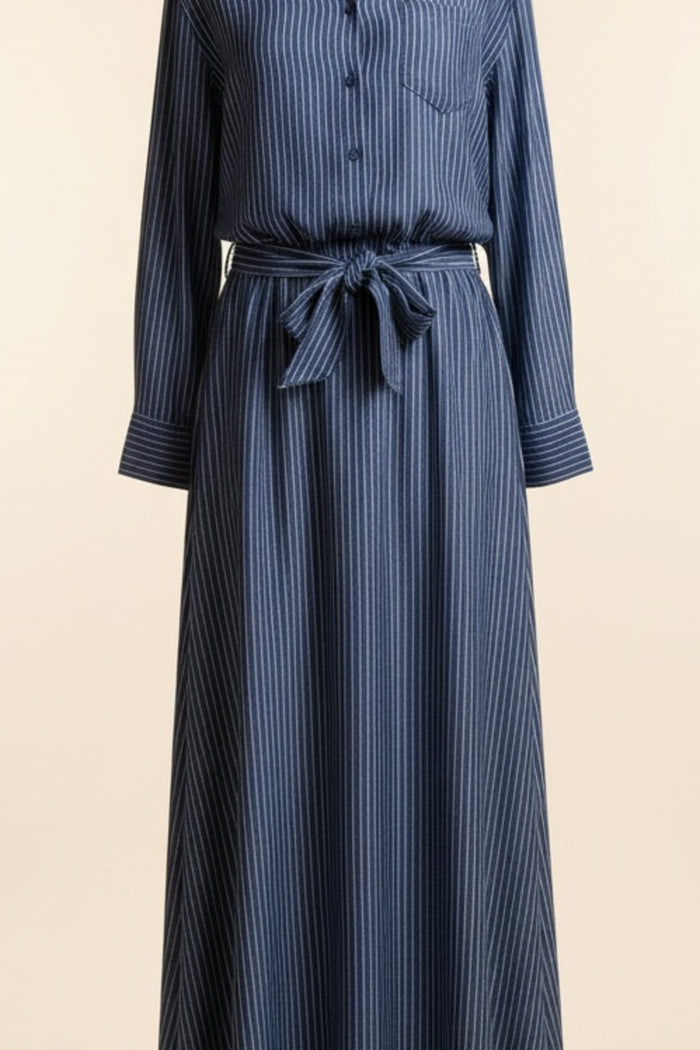 LYOCELL PINSTRIPE CHAMBRAY CO-ORD