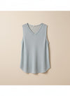 OPEN-KNIT SLEEVELESS LAYERING TANK
