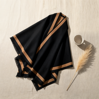 REVERSIBLE CASHMERE BLANKET WRAP