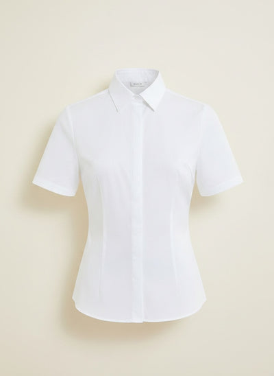 TAILORED COTTON SHORT-SLEEVE SHIRT