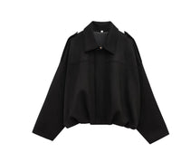 BUBBLE HEM SUEDE BOMBER