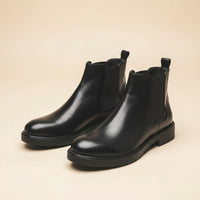 MERIDIAN MID ZIP LEATHER BOOT