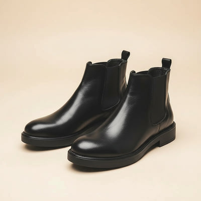 MERIDIAN MID ZIP LEATHER BOOT