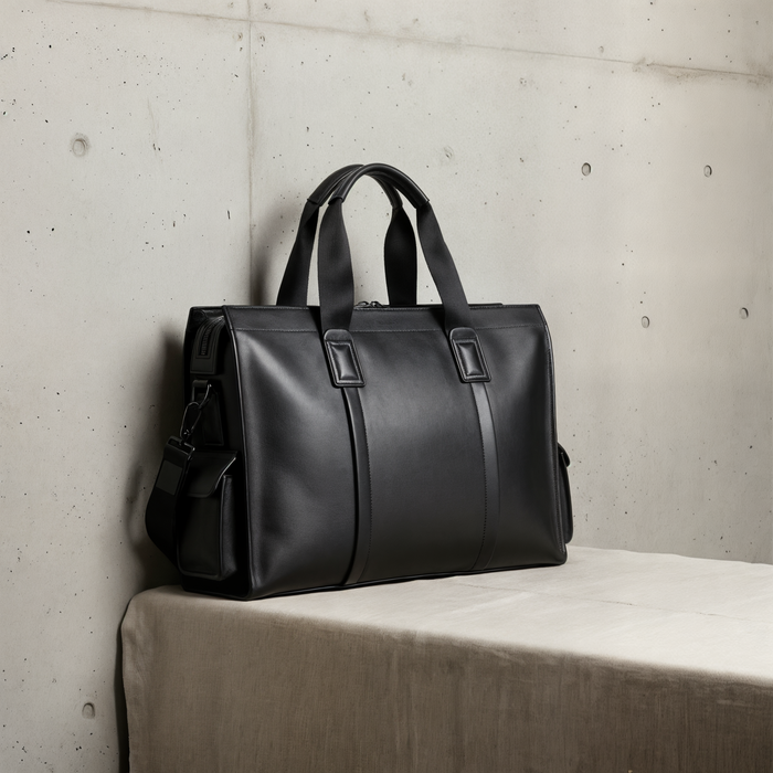 THE STRUCTURED LEATHER BRIEFCASE