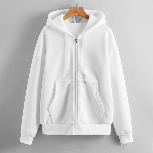 OVERSIZED FLEECE ZIP HOODIE