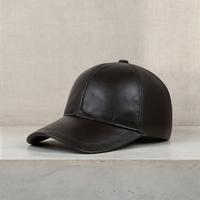HERITAGE LEATHER BASEBALL CAP