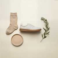 IVORY SUEDE MESH RUNNER