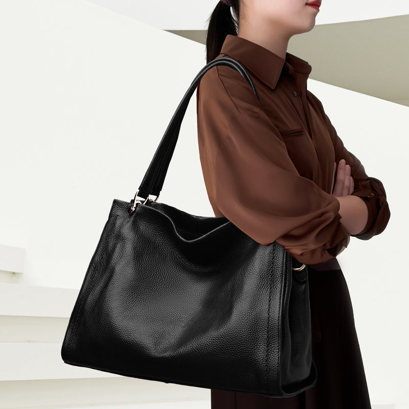 CITY MOVE COWHIDE LEATHER BAG