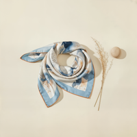 WATERCOLOUR MULBERRY SILK SQUARE