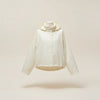 CROPPED COCOON HOODED SHELL JACKET